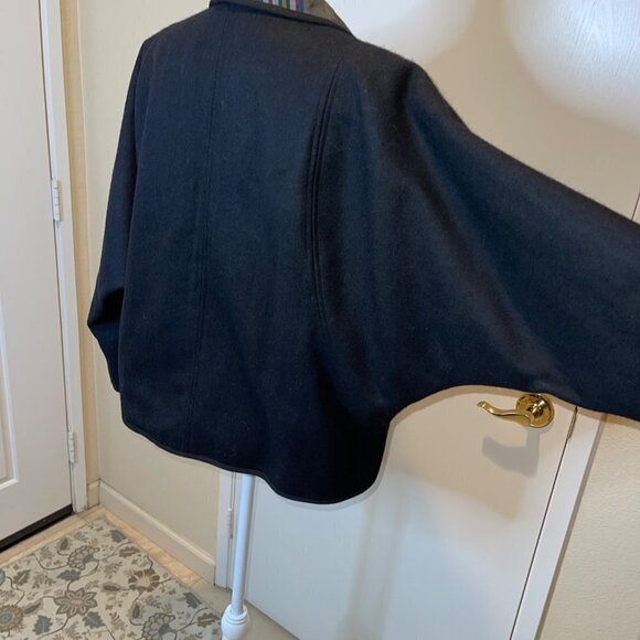 Vintage Womens Jacket Size Medium Open Front Art To Wear Statement Collar Lined - Picture 8 of 15